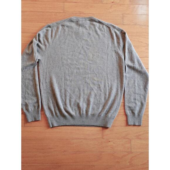 Patrick Assaraf NWT Pullover Sweater Size XL US In Solid Brown 100% Cashmere - Picture 6 of 7